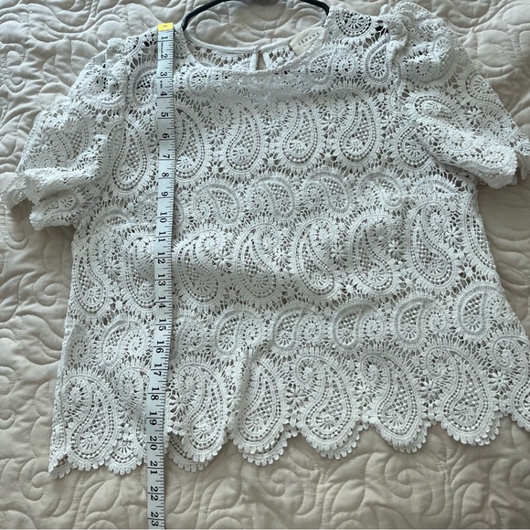 Sezane LIMONA BLOUSE Ecru Size 42 - Picture 5 of 8